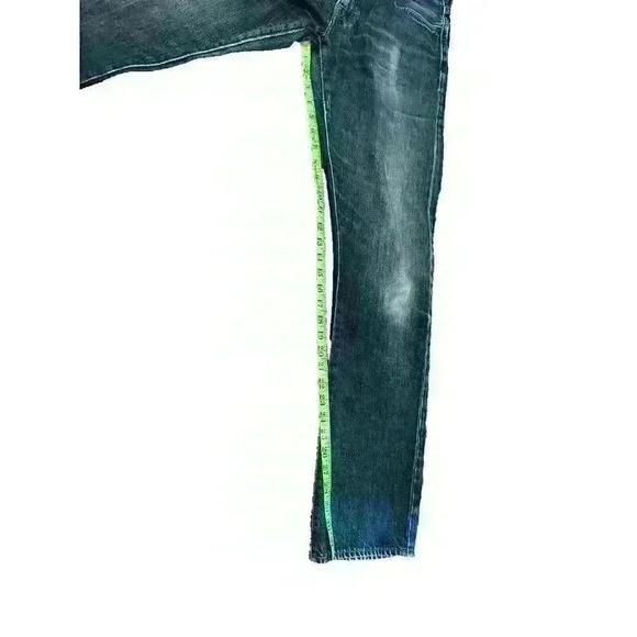 J Crew 770 Mens Jeans 34 x 32 Blue Dark Wash Straight Leg Preppy Denim - Picture 3 of 6